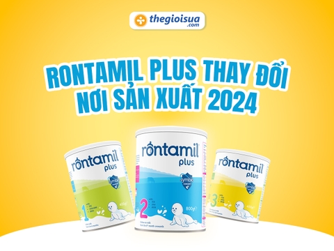 THÔNG BÁO: Rontamil Plus Thay Đổi Nơi Sản Xuất 2024