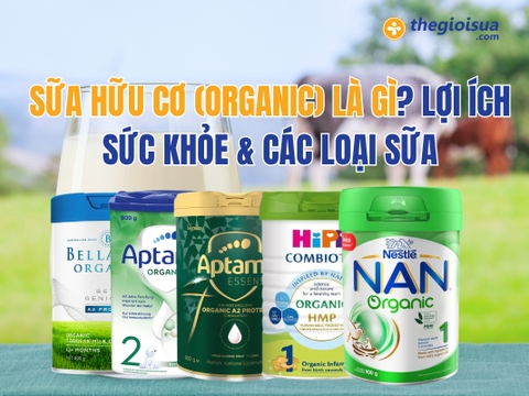 Sữa Hữu Cơ (Organic) Là Gì? Lợi Ích Sức Khỏe & Các Loại Sữa