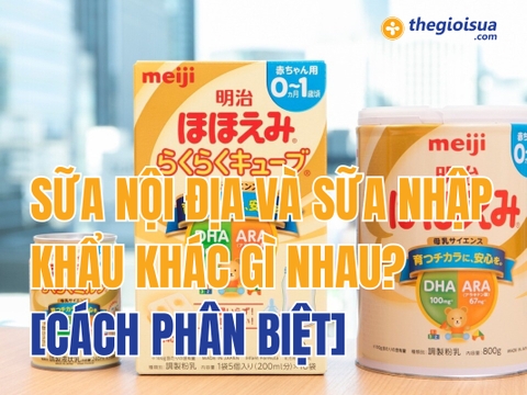 Sữa Nội Địa Và Sữa Nhập Khẩu Khác Gì Nhau? [Cách Phân Biệt]