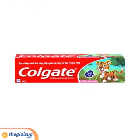 Kem đánh răng Colgate trẻ em hương dâu 40g