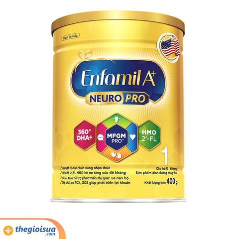 Sữa bột Enfamil A+ Neuropro 1 HMO 400g