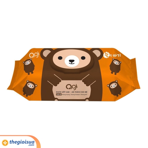 Giấy ướt Agi không mùi 100 tờ