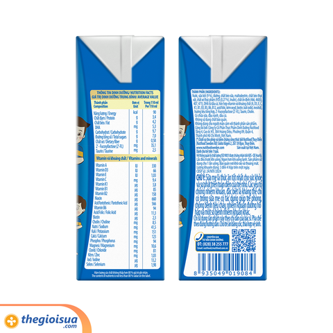 Sữa bột pha sẵn Growplus+ XANH NHẠT 1+ 110ml