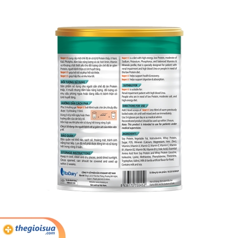 Sữa bột giảm Protein Nepro 1 400g