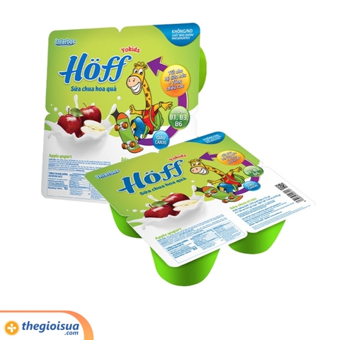 Sữa chua ăn Hoff Yokids vị Táo 55g