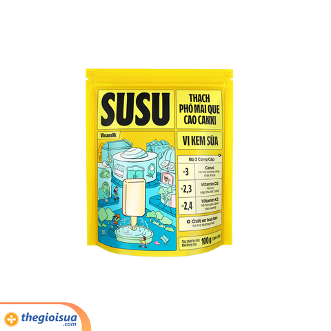 Thạch phô mai que Vinamilk SuSu - Vị Kem Sữa 100g