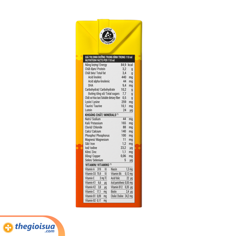 Sữa Uống Dinh Dưỡng Dielac Gold 110ml mẫu mới (trên 1 tuổi)