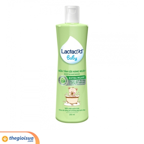 Sữa tắm gội Lactacyd Extra Milk 250ml
