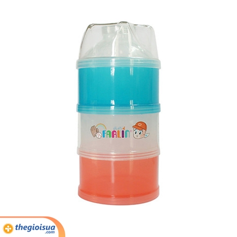 Hộp chia sữa bột Farlin 3 tầng