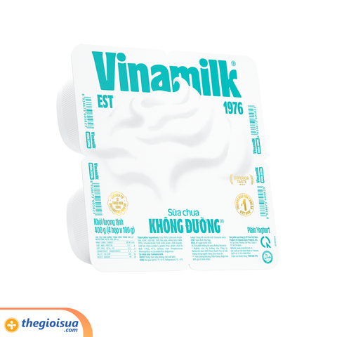 Sữa chua Vinamilk không đường