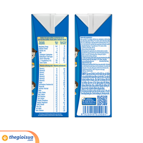 Sữa bột pha sẵn Growplus+ XANH NHẠT 1+ 180ml