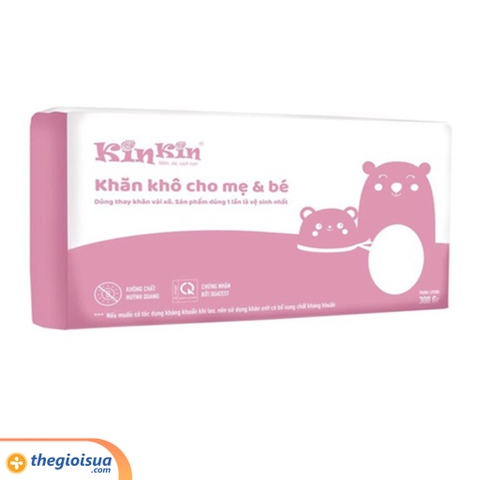 Khăn vải khô cho mẹ và bé Kinkin 300 gram