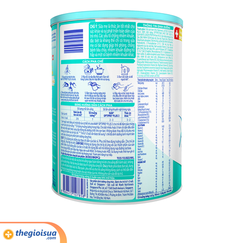 Sữa bột Nan Optipro Plus 3 800g mẫu mới