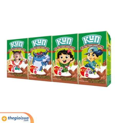 Thức uống dinh dưỡng Lif Kun socola lúa mạch 4x110ml