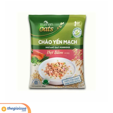 Cháo Yến mạch Xuân An thịt bằm 40g