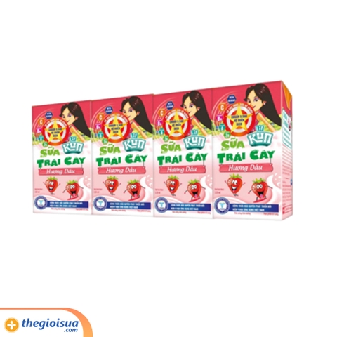 Sữa trái cây Lif Kun hương dâu 110ml