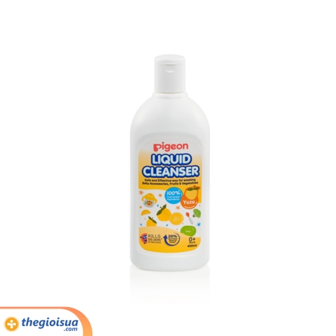 Nước rửa bình sữa Pigeon hương Yuzu 450ml