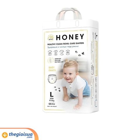 Bỉm trẻ em HONEY, dạng quần lót, Size L48 (9-14kg)