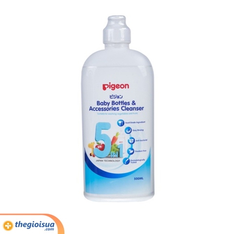 Dung dịch rửa bình sữa & phụ kiện Pigeon 500ml