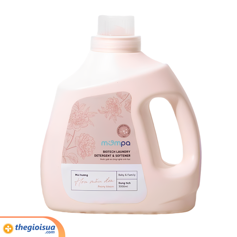 Nước giặt xả Mompa - Mẫu đơn 3L