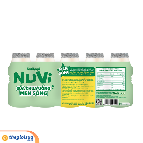 Sữa chua uống men sống Nuti chai 65ml
