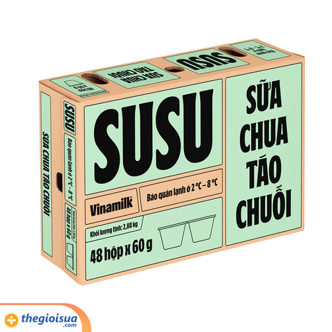 Sữa chua ăn Vinamilk SuSu vị táo chuối 60g
