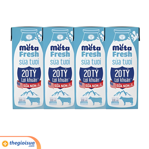 Sữa tươi MetaFresh lợi khuẩn 4*180ml