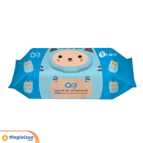Giấy ướt Agi không mùi 80 tờ