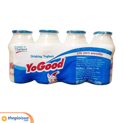 Sữa chua uống tiệt trùng Yogood Hương Tự Nhiên 85ml