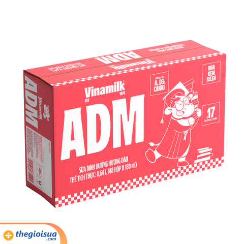 Sữa tươi Vinamilk dâu ADM 180ml
