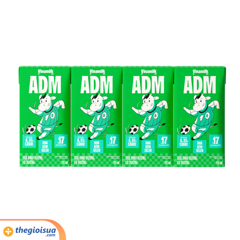 Sữa dinh dưỡng có đường Vinamilk ADM 110ml