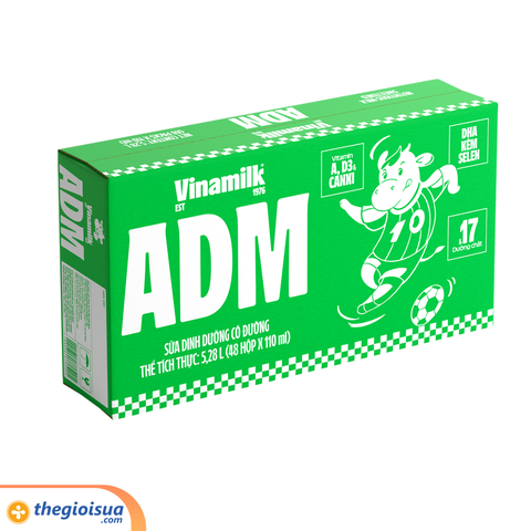 Sữa dinh dưỡng có đường Vinamilk ADM 110ml