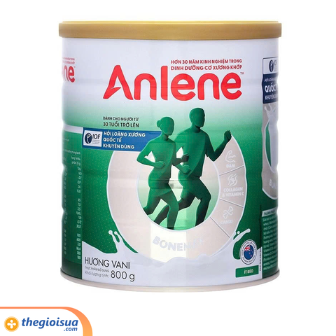 Sữa bột Anlene hương vani 800g