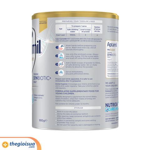 Sữa bột Aptamil Profutura 3 Toddler Nutritional Supplement From 1 Year