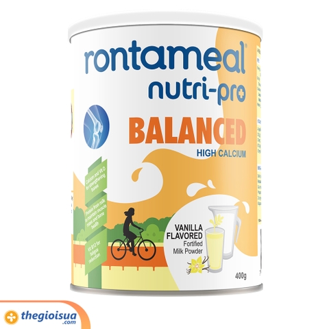 Rontameal Nutri Pro Balanced hương vani 400g