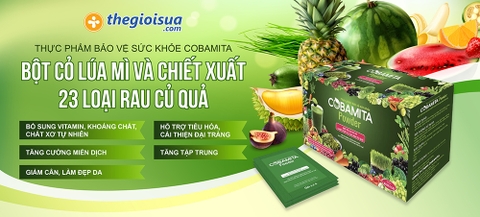 Bột cỏ lúa mì Cobamita Powder 30 gói