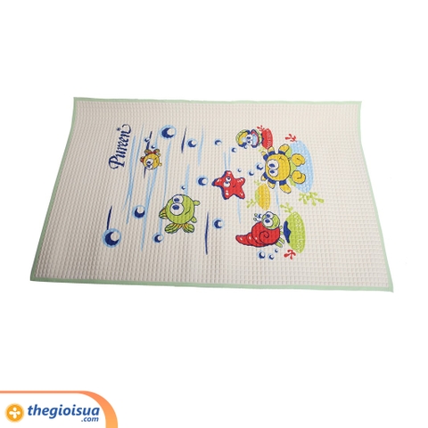 Tấm đệm mát Pureen hình sinh vật biển (xanh)