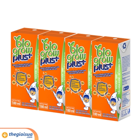 Sữa uống dinh dưỡng BioGrow Plus+ 180ml
