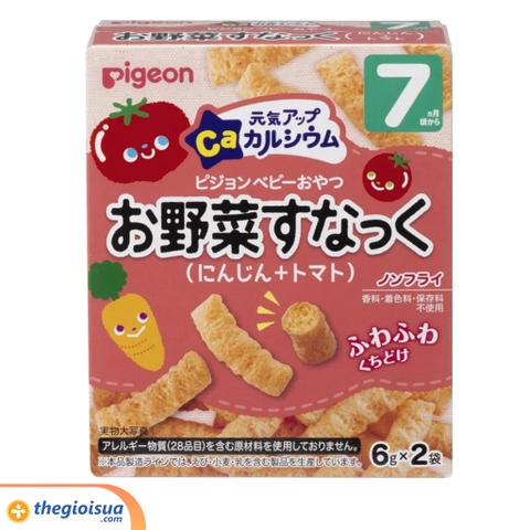 Bánh ăn dặm Pigeon vị Cà rốt và Cà chua