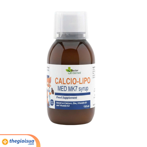 Thực phẩm sức khoẻ CALCIO-LIPO MED MK7 Syrup 150ml