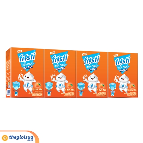 Sữa chua uống lên men tự nhiên cam Fristi 100ml