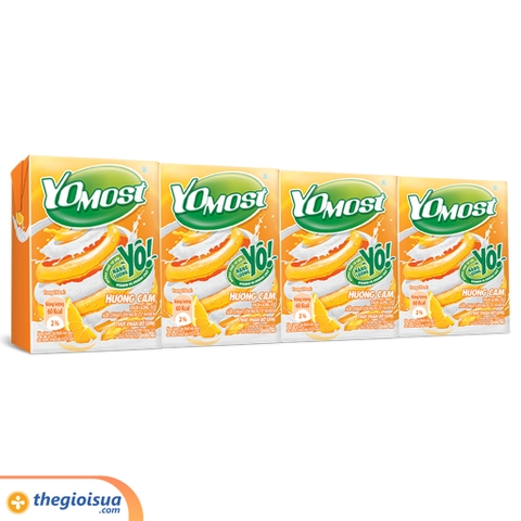 Sữa chua uống Yomost hương cam 4x100ml