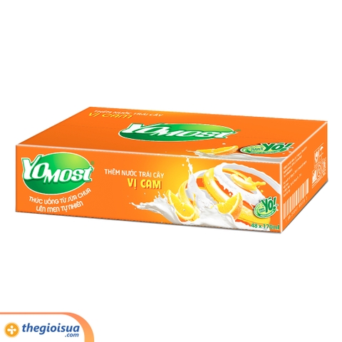 Sữa chua uống Yomost hương Cam 170ml
