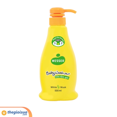 Sữa tắm gội Wesser 2 in 1 500ml (Cam)