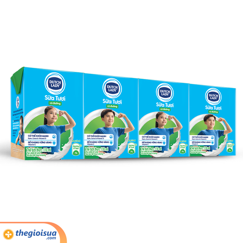 Sữa tươi tiệt trùng Dutch Lady có đường 110ml