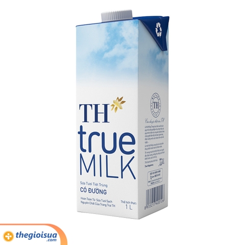 Sữa tươi tiệt trùng TH có đường 1L
