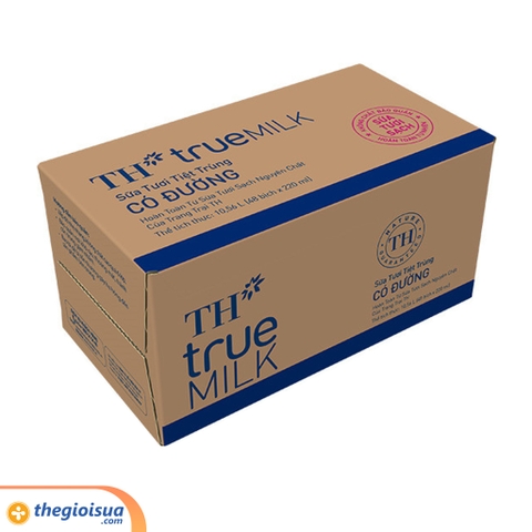 Sữa tươi tiệt trùng TH có đường bịch 220ml