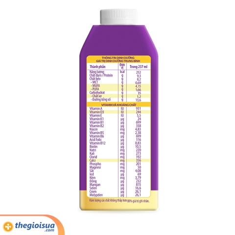 Sữa Bột Pha Sẵn Varna Colostrum 237ml (thùng 12 hộp)