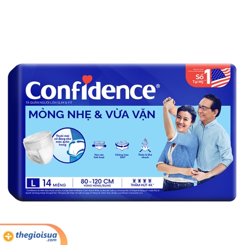 Tã quần Confidence Slim&Fit L14