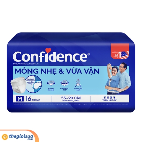Tã quần Confidence Slim&Fit M16